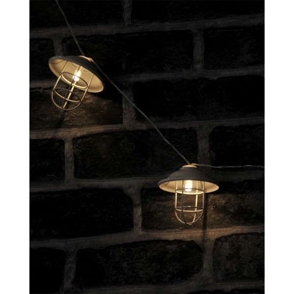 Гирлянда на батарейках Goldlux 312877 Loft LED 2700K IP20 белая - фото №2