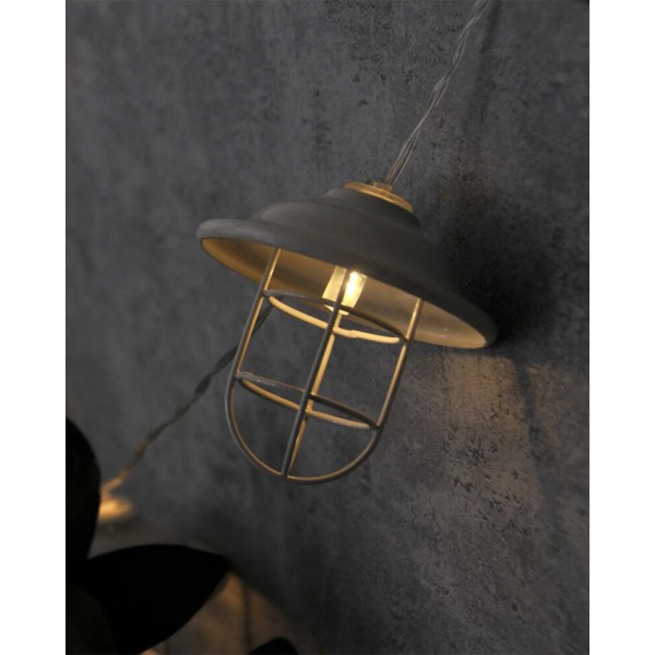 Гирлянда на батарейках Goldlux 312877 Loft LED 2700K IP20 белая - фото №3