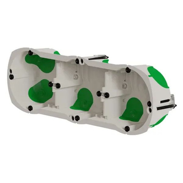 Тримісний підрозетник Schneider Electric Multifix Air (imt35031) - фото №4