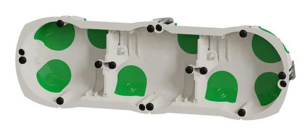 Тримісний підрозетник Schneider Electric Multifix Air (imt35031) - фото №5