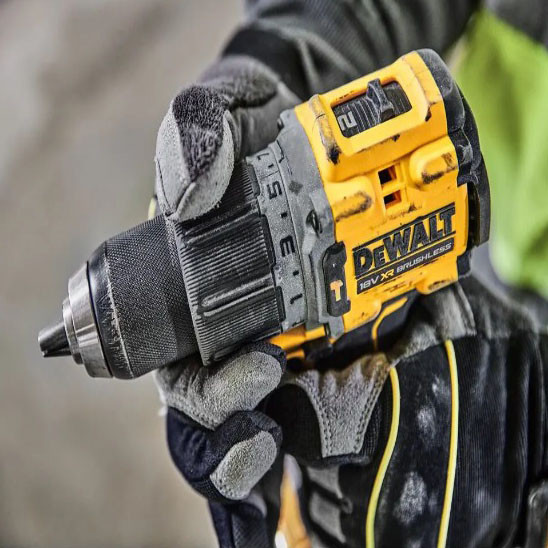 Ударная дрель-шуруповерт бесщеточная DeWALT DCD805E1T XR Li-Ion 18В 1,7Ач 90Нм патрон 13мм - фото №4