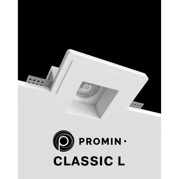 Точечный светильник Promin Classic L GU10/GU5.3 1x10W IP20 Wh - фото №1