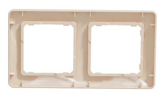 Рамка 2-постова Schneider Electric Sedna Design бежева SDD312802 - фото №3