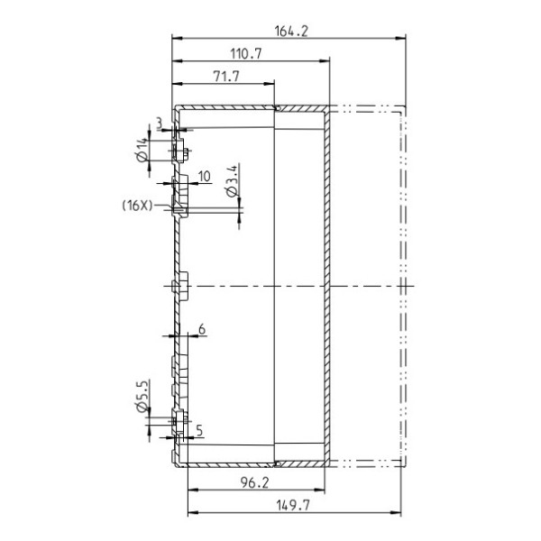 Коробка сполучна Spelsberg PS 3625-16-to (sp11151201) IP66 з гладкими стінками - фото №3