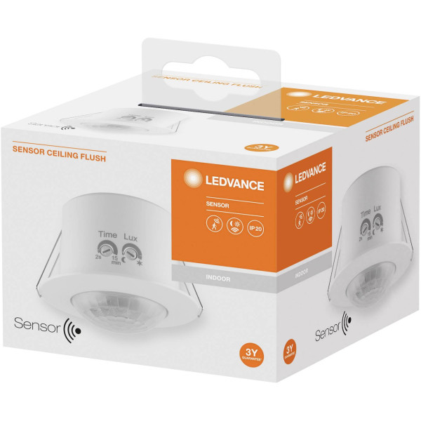 Датчик движения Osram Sensor Ceiling Flush 360DEG IP20 WT (4058075240315) - фото №2