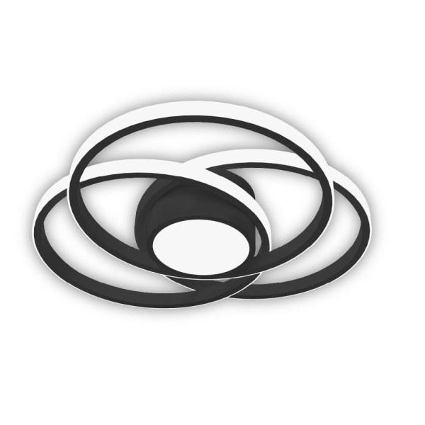 Світильник LED smart FORSAGE+пульт круг 100W 3000-5000K IP20 чорний ( 220765 ) - фото №1