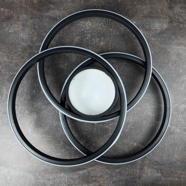 Світильник LED smart FORSAGE+пульт круг 100W 3000-5000K IP20 чорний ( 220765 ) - фото №2