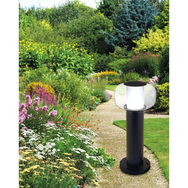 Вуличний світильник Goldlux 331427 Malaga LED 1x12W 4000K 1400Lm IP44 чорний - фото №1