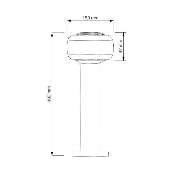Вуличний світильник Goldlux 331427 Malaga LED 1x12W 4000K 1400Lm IP44 чорний - фото №4