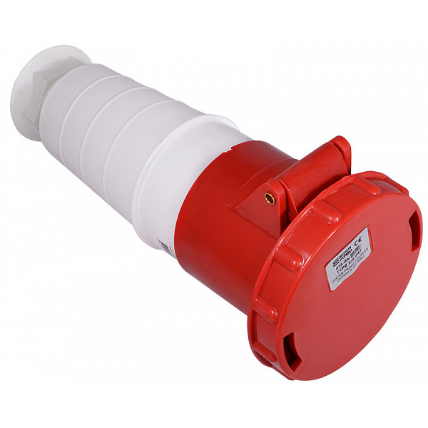 Силовой разъем Аско-Укрем ГП 3Р+N+РЕ 63А/5 (235) (A0080020009) - фото №2