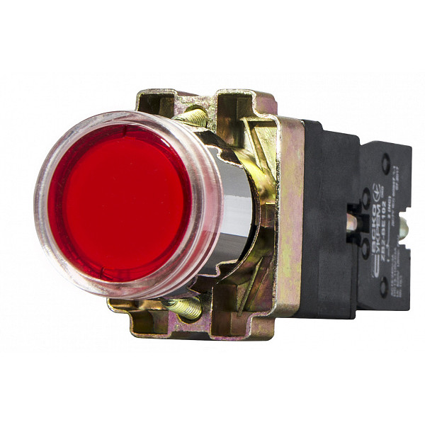 Кнопка Аско-Укрем XB2-BW3471 з підсвічуванням червона (A0140010022) - фото №1