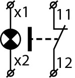 Кнопка Аско-Укрем XB2-BW3471 з підсвічуванням червона (A0140010022) - фото №6