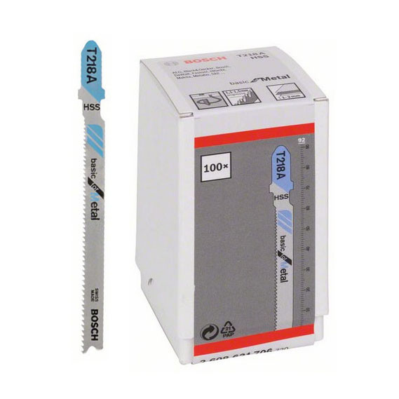 Лобзиковые пилки Bosch T118В (100шт)