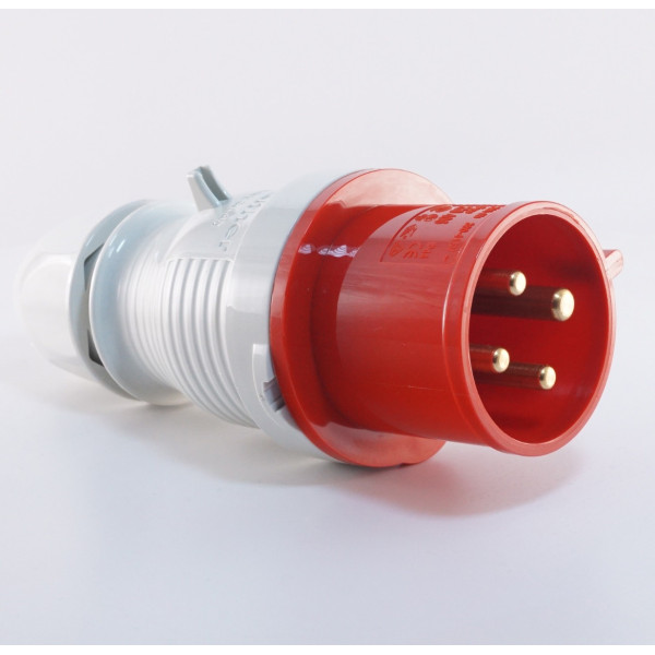 Трифазна вилка WALTHER WL230406 (3P+E) 32А 380V IP44 - фото №5