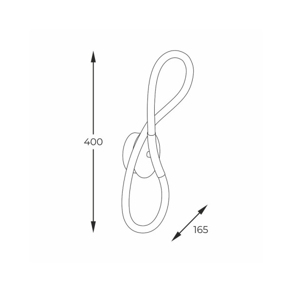 Бра, настінний світильник Zuma Line 20006W-GD Balbo Led 1x14W 3000K-6000K 1400Lm IP20 - фото №1