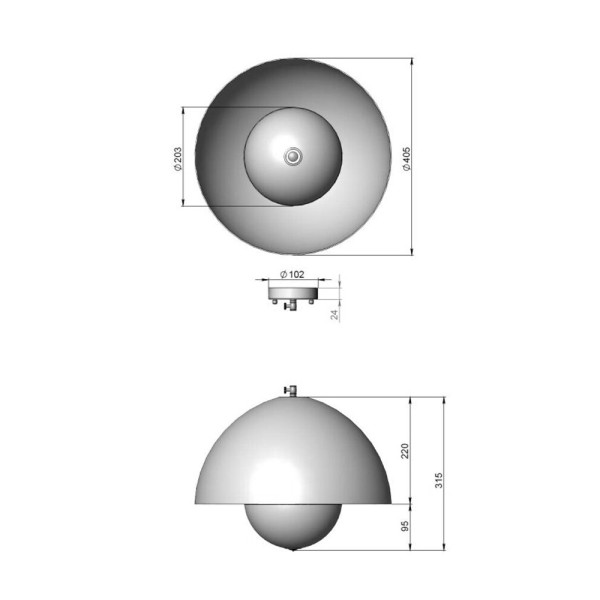 Підвісний світильник, люстра Pikart 34015-3 RR E14 3x60W IP20 - фото №2