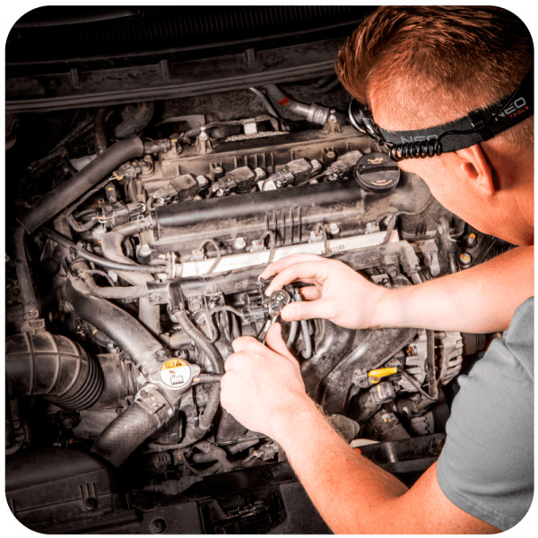 Фонарик на голову Neo Tools 99-201 250Лм CREE XPE батарейки 3xAAA с зуммированием - фото №2