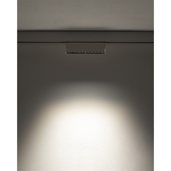 Магнітний трековий світильник Nowodvorski 11634 LVM Focus Out LED 1x9W 3000K 800Lm IP20 білий - фото №1