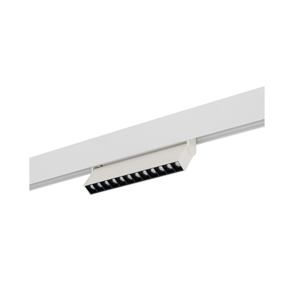 Магнітний трековий світильник Nowodvorski 11634 LVM Focus Out LED 1x9W 3000K 800Lm IP20 білий - фото №4