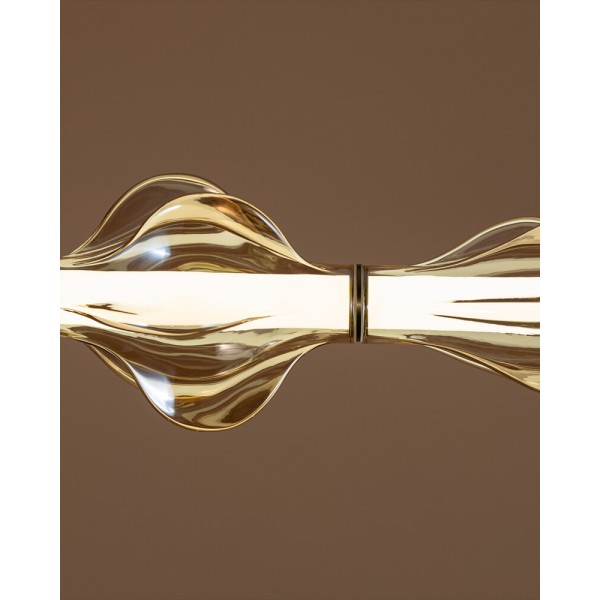 Подвесной светильник, люстра TK Lighting 18216 Elva LED 1x30W 3000K 3642Lm IP20 латунный - фото №3