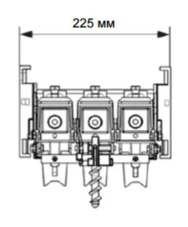 Мачтовый рубильник низкого напряжения Sicame APR3400CDLK 400А - фото №3