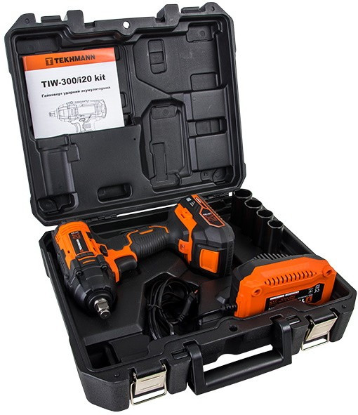 Ударный гайковерт Tekhmann (848398) TIW-300/i20 kit - фото №5