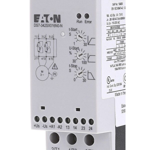 Пристрій плавного пуску Eaton Moeller DS7-342SX032N0-N (напруга керування 110/230В AC) - фото №6