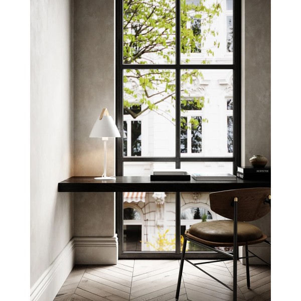 Настільна лампа Nordlux 46205001 Strap E27 1x40W IP20 біла - фото №1