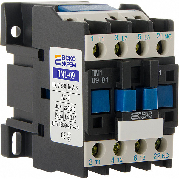 Контактор Аско-Укрем ПМ 1-09-01 M7 220В LC1-D0901 (A0040010042)