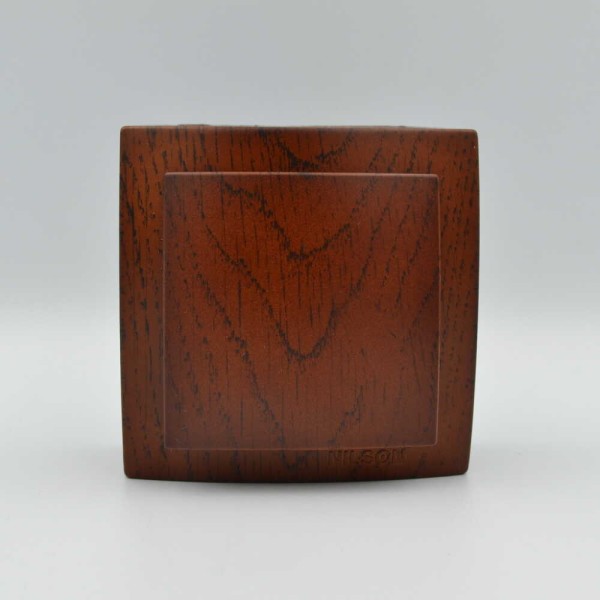 Выключатель Nilson Themis орех 1кл ( 26271001 ) - фото №1