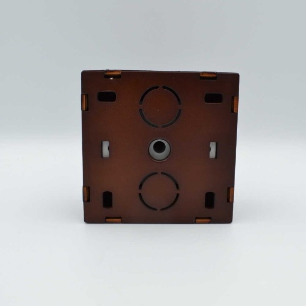 Выключатель Nilson Themis орех 1кл ( 26271001 ) - фото №3