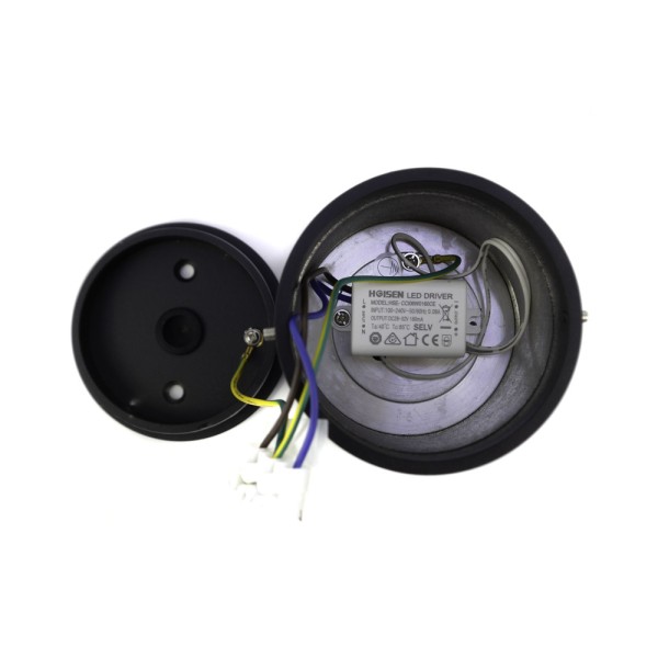 Вуличний світильник Nowodvorski 9107 Edesa LED 1x7W 3000K 530Lm IP54 чорний - фото №3