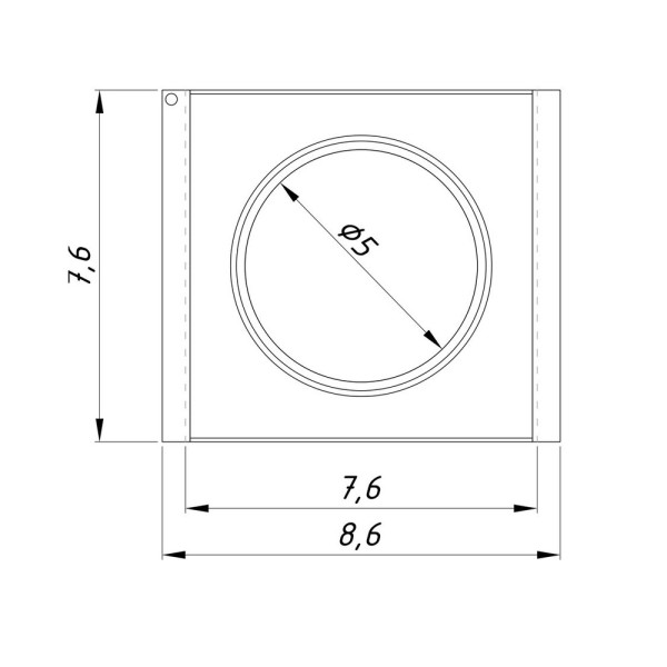 Точечный светильник для потолка Грильято Imperium Light 720186.68.68 Griliato GU10/GU5.3 1x50W IP20 Графитовый - фото №3
