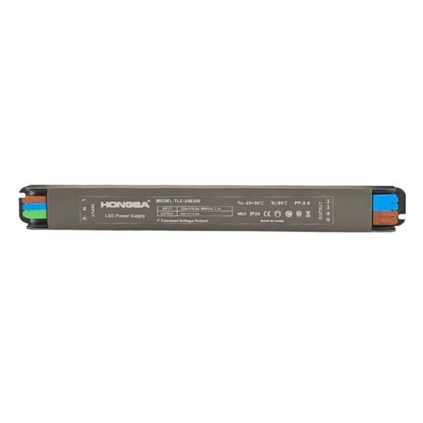 Блок живлення HYRITE Super Slim 250W DC24V з клемою для внутрішнього використання (TLC-24E250) - фото №1