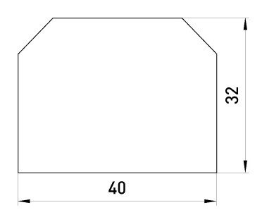Разделитель для наборных клеммных колодок E.Next e.tc.sep.pro.2.5 (p051001) - фото №1
