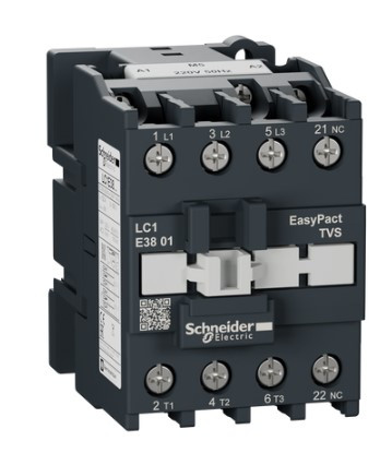 Контактор Schneider Electric LC1E3801M5 3Р Е 1NC 38А АС3 220В