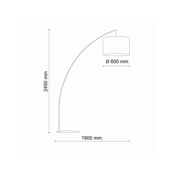 Торшер Tk Lighting 5485 Moby E27 1x15W IP20 - фото №2