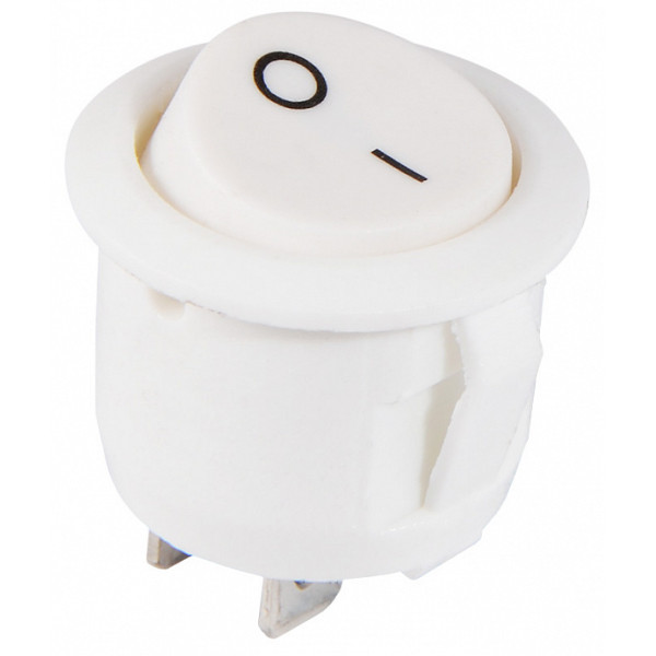 Переключатель Аско-Укрем KCD1-5-101 WH/WH (0-I) круглый белый (A0140040068)