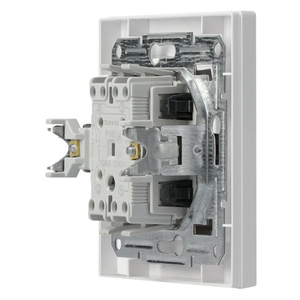 Переключатель перекрестный 1-клавишный белый Asfora, EPH0500121 - фото №4