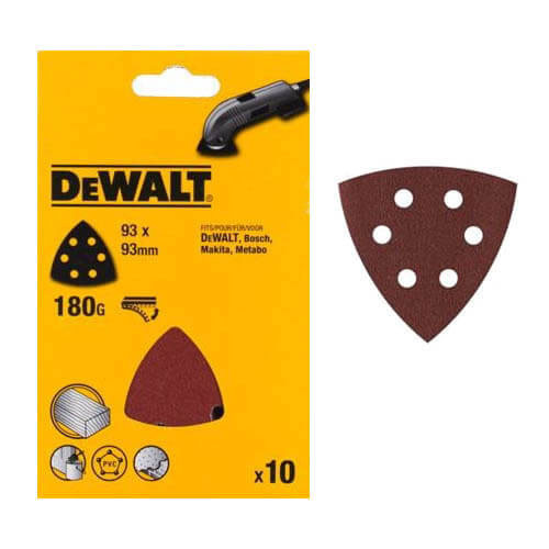 Шлифовальная бумага DeWALT DT3091 P60 93мм для дельташлифмашин (10шт)
