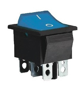 Переключатель TNSy KCD2-202 BL/B синий (TNSy5500782)