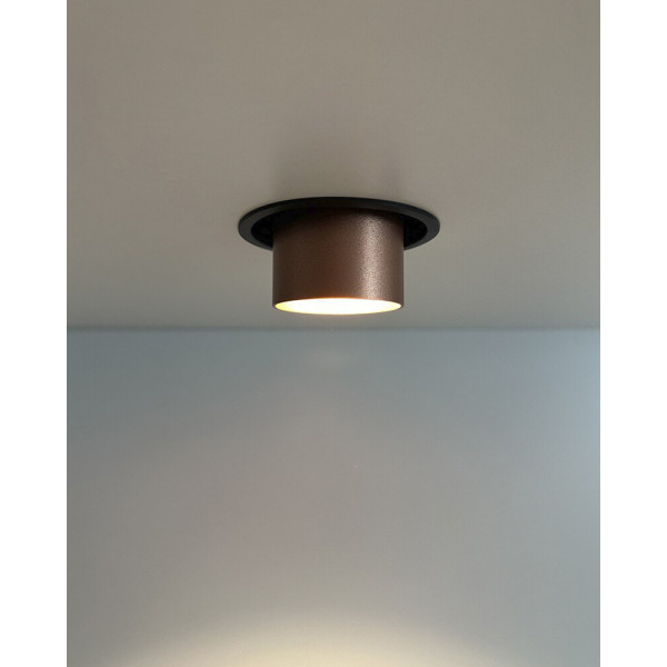 Точковий світильник Nowodvorski 10801 Mono Slide GU10 1x10W IP20 мідний - фото №1