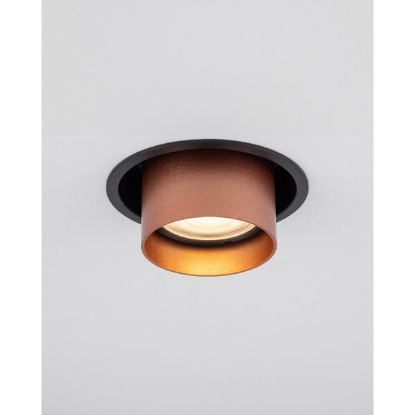 Точковий світильник Nowodvorski 10801 Mono Slide GU10 1x10W IP20 мідний - фото №4