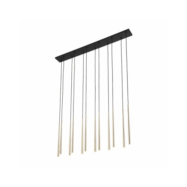 Підвісний світильник, люстра Tk Lighting 10119 Piano G9 12x8W IP20 Золотий