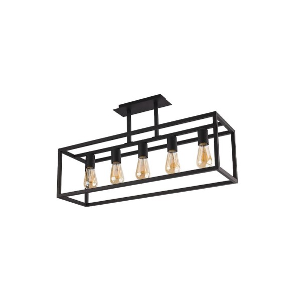 Люстра Nowodvorski 9047 Crate E27 5x25W IP20 чорна
