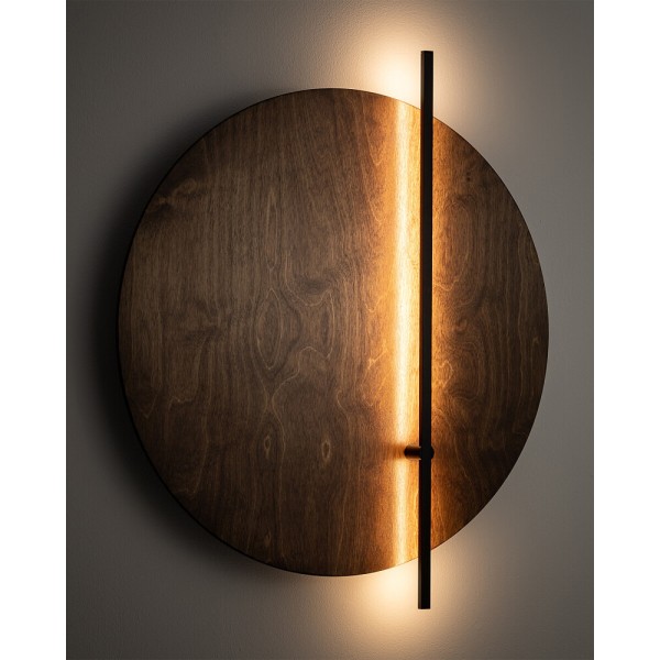 Бра, настінний світильник Nowodvorski 11432 Sunset LED D 1x7W 3000K 65Lm IP20 коричневий - фото №2