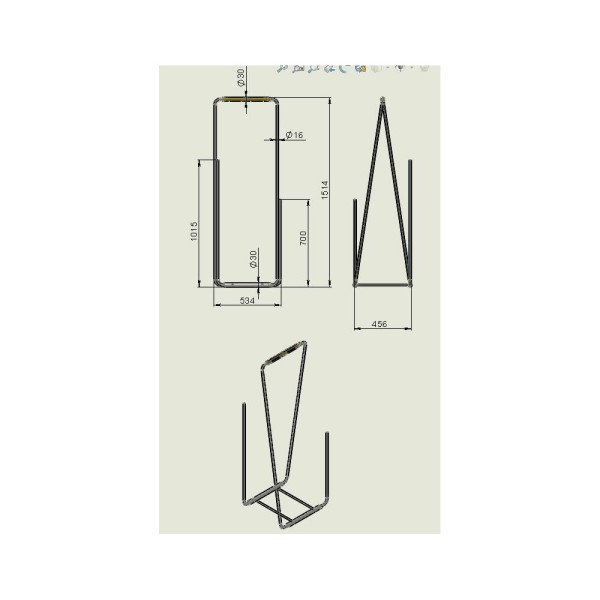 Торшер Pikart 23101-2 Скріпка - фото №3