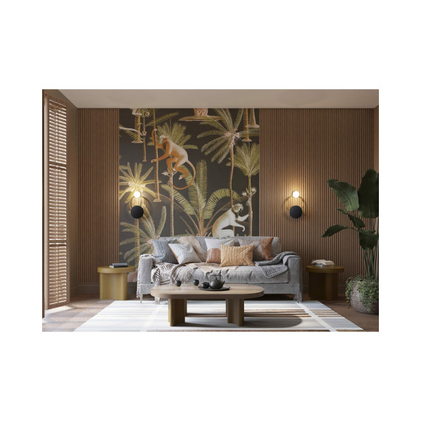 Бра, настінний світильник MJ-Light 16002 Pearl Bk+Gd G4 5W - фото №1