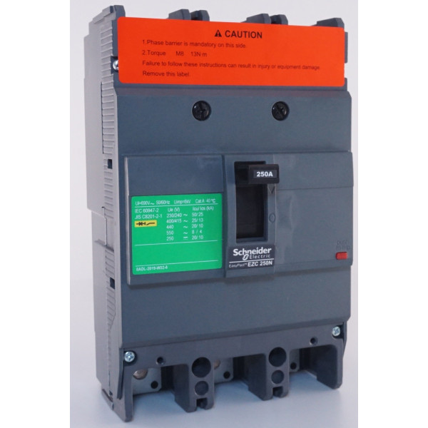 Автомат. выключатель Schneider Electric EZC250N 3P3T 25кА 250A - фото №1