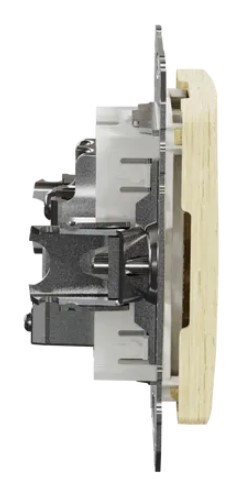 Кінцева TV-розетка 4 дБ Schneider Electric Sedna Design & Elements береза SDD180471 - фото №2